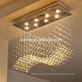 Lustre de cristal moderno contemporâneo LT-92014 luz pingo de chuva